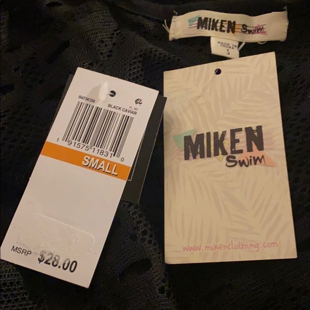 MIKEN Lace Drop Waist Swimsuit Cover Up - Picture 7 of 7